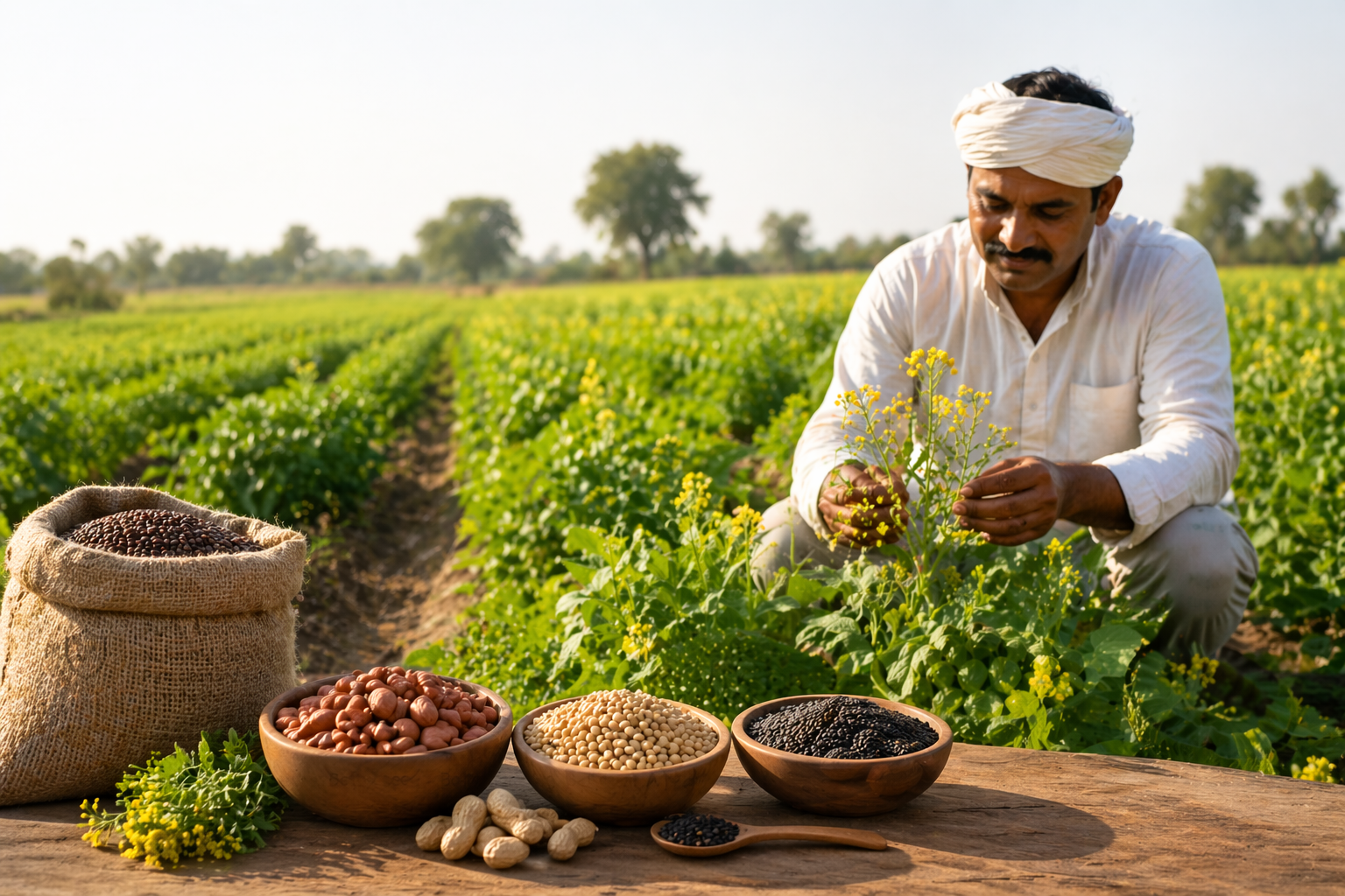 Selected seeds at sourcing stage