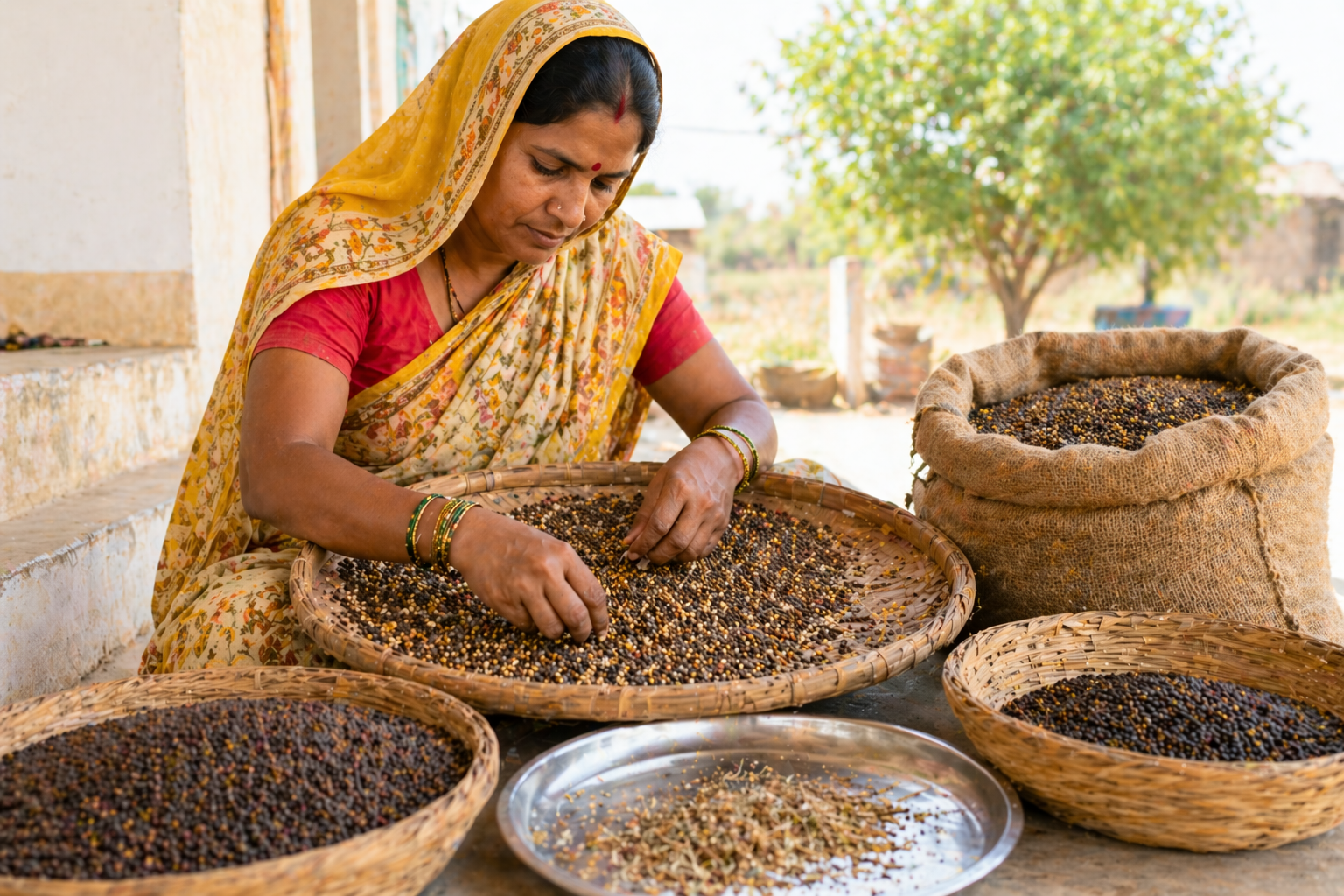 Seeds prepared for pressing